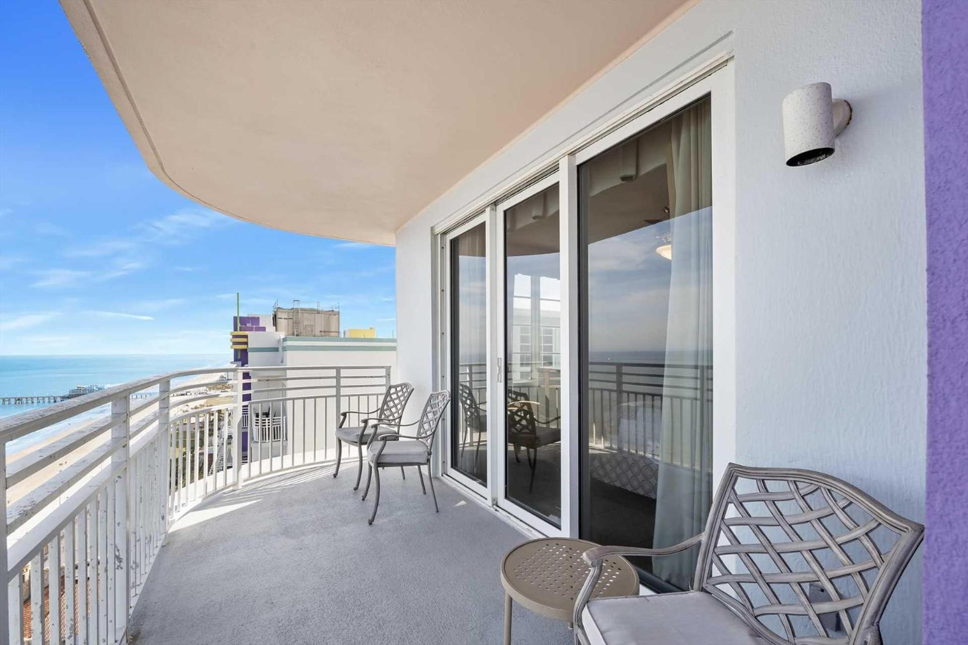 Luxury 2br Dbl Balcony Direct Ocean Wyndham * Daytona Beach